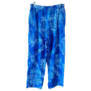 Women’s XL blue tye dye design pants